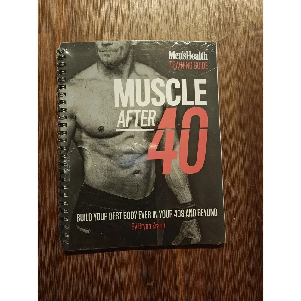 New Mens Health Training Guide Muscle After 40 Spiral Bound Sealed 9781950099108